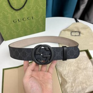 GUCCI Premium Original High-end Quality, 4cm wide strap, double-sided imported c