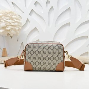 Gucci's latest crossbody shoulder bag is made of imported calfskin leather, whic