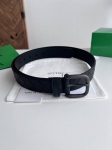 Bv 2025 Newest Men's Braided Belt, Handmade Intreccio Large Check Braided Double