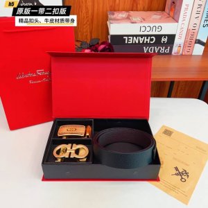 1 belt, 1 buckle, 1 belt, 2 buckles, Fila F home slide double buckle version, 1