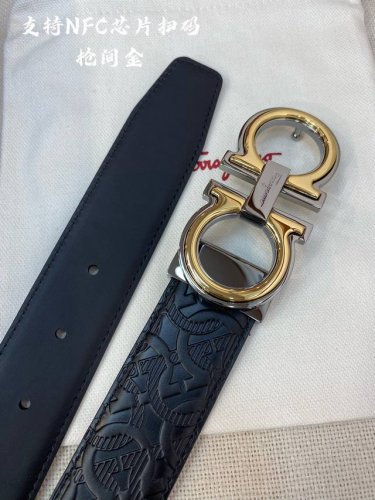 Special Nfc-F 3.5Cm Premium Custom-Made Men's Belt, Double-Sided Imported Cowhid