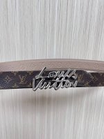 New for the season, this belt is crafted from luxurious calfskin and Monogram ca