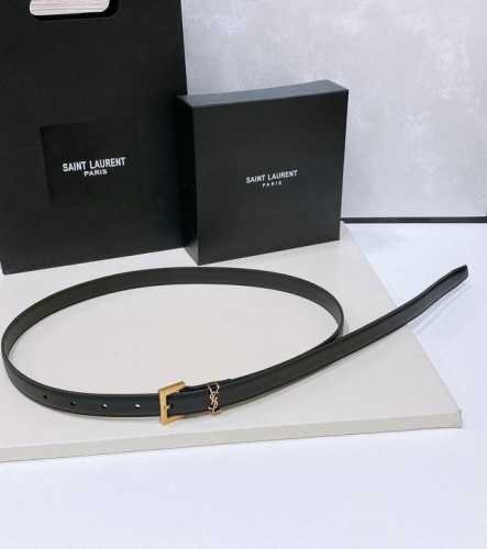 Yang Shulin Salnt.Laurent.Paris. Le Cassandre sheepskin grain leather belt Belt