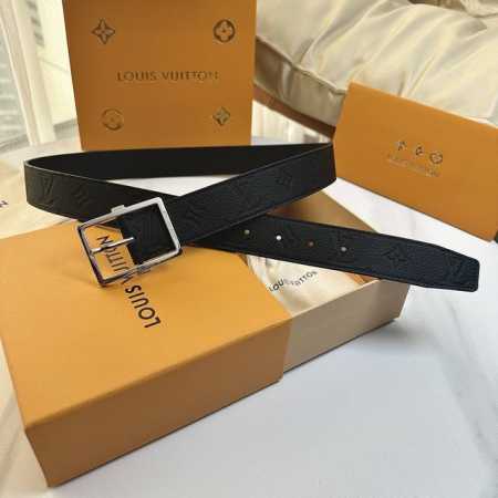 Original Packaging L0Uis Vuitt0N New Season Men's Original Single Belt, 35mm Wid - Click Image to Close