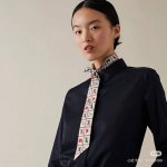 Hermes "Horse's Cloak" Twilly Small Scarf Twilly Small Scarf 100% mulberry silk