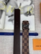 Comes with full packaging box. LV imported monogram fabric belt, 40mm wide, with