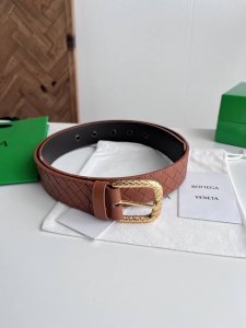 Bv 2025 Newest Men's Braided Belt, Handmade Intreccio Small Check Braided Double