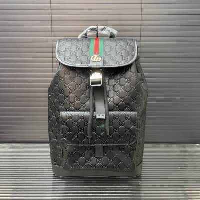 Gucci printed Double G backpack, unisex, photo taken with original material, com