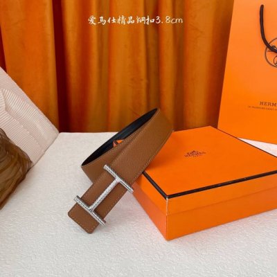 Special Edition Herm S Original Herm S Belt, Width 3.8 Cm, Imported Authentic Le