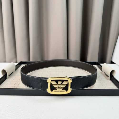 Armani, Suitable For Both Business Casual And Formal Wear! 3.8 Cm Latest Buckle