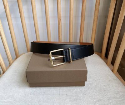 New Arrival Burberry Official Store Italian-Crafted Belt Made From Smooth Calf L