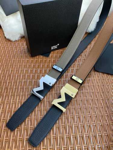 Product name: Montblanc original Material: original cowhide belt, 100% first-la