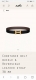 Herm S Official Website Synchronized Width 38Mm Genuine Alligator Leather Strap