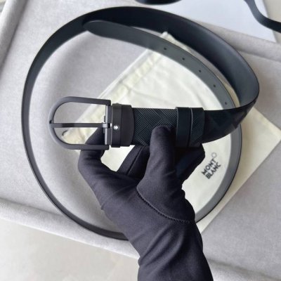 Style Collection Classic Black Belt with Horseshoe Buckle 35mm A reliable compa