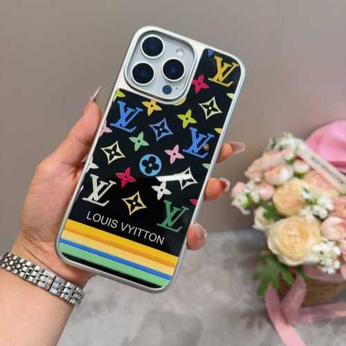 lvnew Mobile Phone Case New Process Gilded Glass Case Electroplated Glass Mag