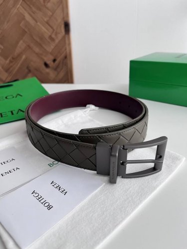 Bv 2025 latest men's braided belt, double-sided, pure handmade Intreccio large p