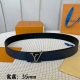 L0Uis Vuitt0N This original men's belt from Jinlujia is 35mm wide and features a