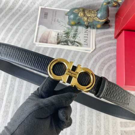 Ferragamo Special Leather Waist Belt Automatic Buckle Series, Featuring Original - Click Image to Close