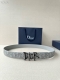 Width 3.5 Cm. This 35 Mm Double-Sided Belt Combines Classic Elegance With Modern