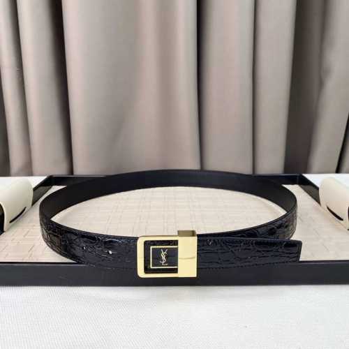 Ysl Make Your Outfit Sexy And Alluring! Ysl Square Buckle Belt! 3 Cm, New Autumn
