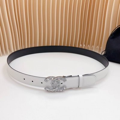 3.0Cm Chanel Official Website New Arrival, Double-Sided Top-Grain Leather, Lengt
