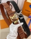 Belt: Louis Vuitton Top Replica - Belt: 100% imported original top-grain cowhid
