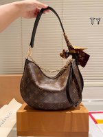 Cowhide leather version Lv Cookie Bb with silk scarf Full monogram, no vegetabl