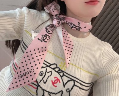 Chanel Twilly scarf is here A real cutie, Everyone has three and I won't stop t