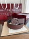 Beautiful Gucci double G buckle men's new belt counter synchronization width 4