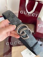 This eye-catching men's belt from Gucci's 2026 Resort collection features a buc