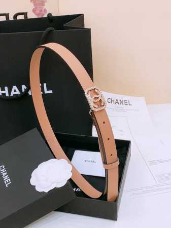 Chanel Calfskin and sheepskin Brass metal Soft and comfortable 2.0Cm DDD - Click Image to Close