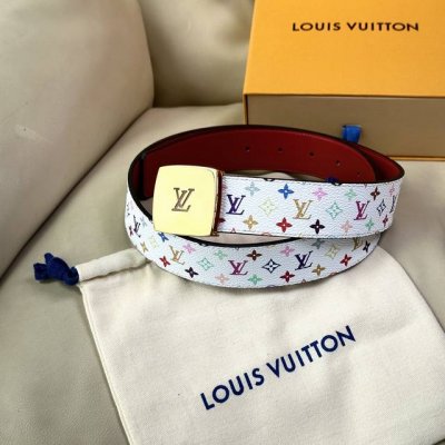 Lujia women's belt width 3.5cm Joint flower series new style customized canvas f