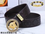 Belt Versace.Ver Original Belt 100% First Layer Cowhide Guaranteed Genuine Leath