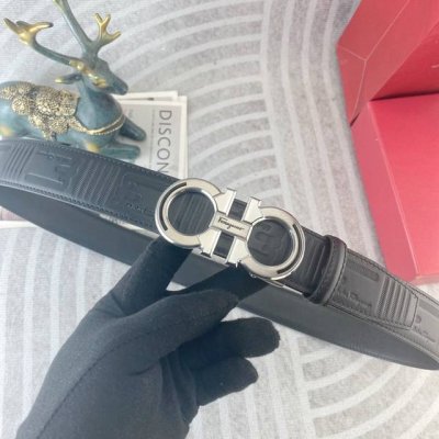 Ferragamo Special Leather Belt Automatic Belt Series, Original Premium Stainless
