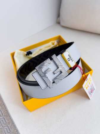 Product Name: Fendi Belt, Original Single Belt Model: Hook, Original Classic Pur - Click Image to Close