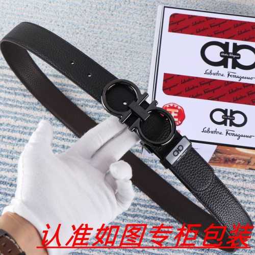 Product name: Ferragamo original wood Material: 100% first layer cowhide, guara