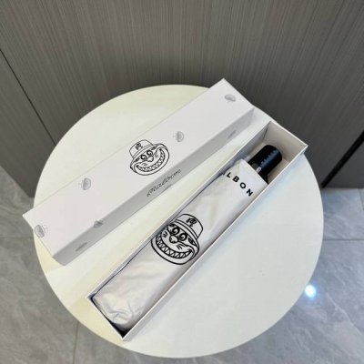 Malbon New summer style fully automatic folding umbrella Black coating sunscreen