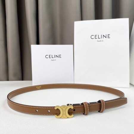 Celin E New 3D Buoy Buckle Women's Belt, Italian Imported Calfskin Leather with - Click Image to Close