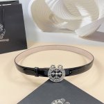 Chrome Hearts Mini belt detachable original calfskin with classic logo pure cop