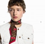 Three colors have arrived! Limited edition Lv Murakami cherry headband 100% twil