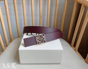 Loewe Latest Belt From Loewe Counters Made Of Smooth Cow Leather Double-Sided Be
