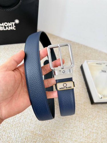 Product Name: Montblanc Original Single Belt Model: Pin Buckle, New Original Cl