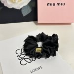 Special single with full set packaging Miumiu Miu Miu popular silk hair band, co