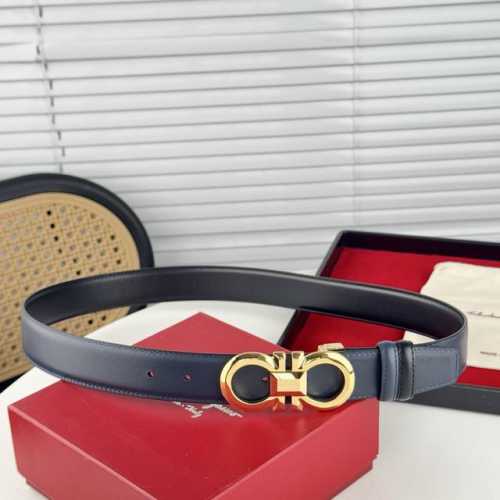 Men's Ferragamo, Soft And Smooth, Versatile And Elegant, Width 3.5 Cm, Available