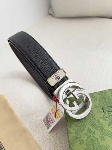 Product Name: Gucci.Gu...Cci Automatic Belt, Leather Belt Model: Automatic Buckl