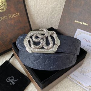 Stefano Ricci New original quality boutique classic eagle head steel buckle bott