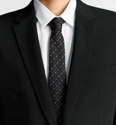 Official Dior New Tie, CD Men's Tie in 4 Colors, an ideal choice for showcasing