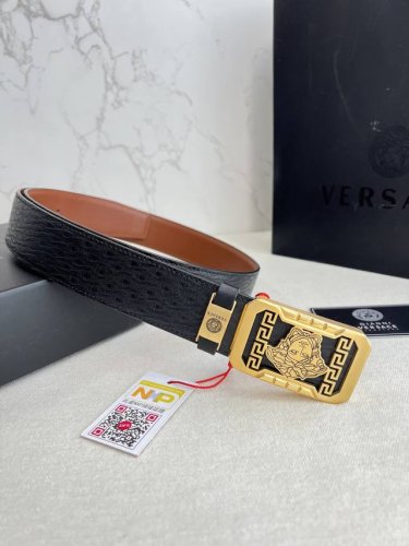 Product Name: Versace Original Belt/Leather Bag Model: Hook buckle, classic man-
