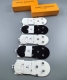 Louis Vuitton new women's invisible socks, five pairs per box, jacquard classic