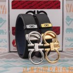 Belt: Ferragamo original cowhide belt Men's belt: 100% first-layer cowhide belt,